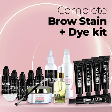 Complete Brow Stain + Dye Kit
