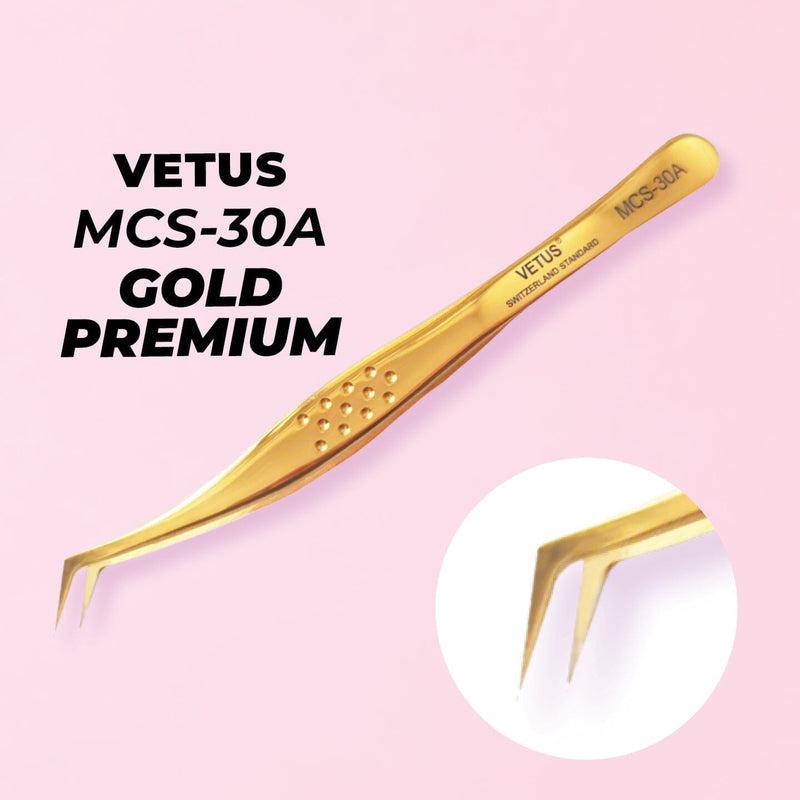 Tweezer VETUS Gold Premium - 6 Pack Combo LASH V 